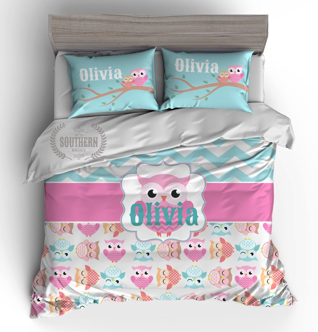Cute Owls Bedding Set COMFORTER or DUVET Cover Bedding Set