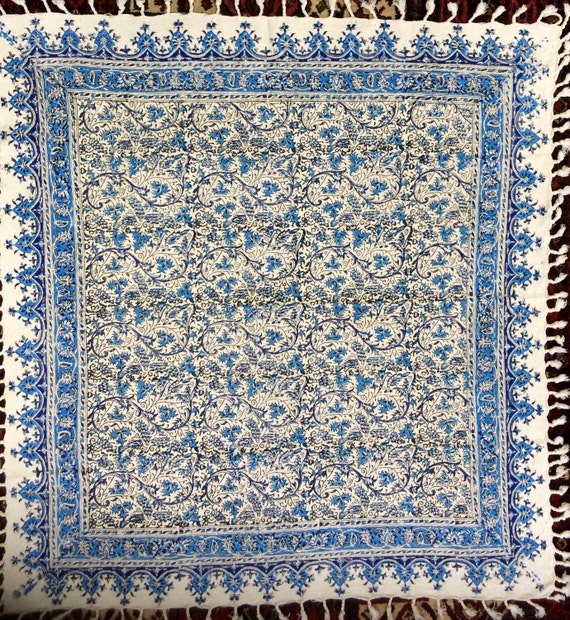 Tablecloth persian Esfahan hand made tapestry 39 x by Abrishamshop