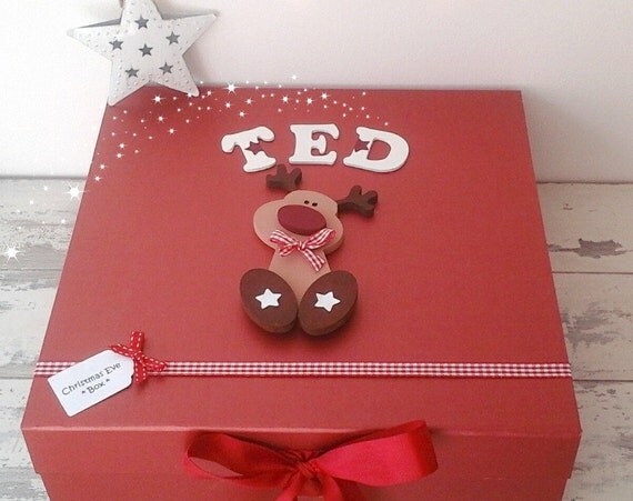 Personalized Reindeer Christmas Eve Box