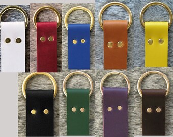Medieval Leather Ring Belt - SCA, LARP, Faire - 9 colors