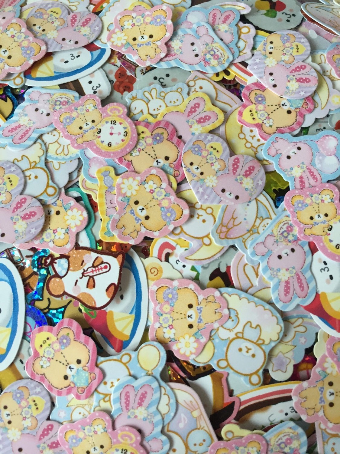 Kawaii Sticker Flakes Grab Bag by MaggieesCreations on Etsy