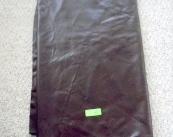 2 yards & 7 inches, 54” wide, Dark brown upholstry fabric. pliable vinyl with alligator skin finish, vinyl fabric, Cotton lined fabric