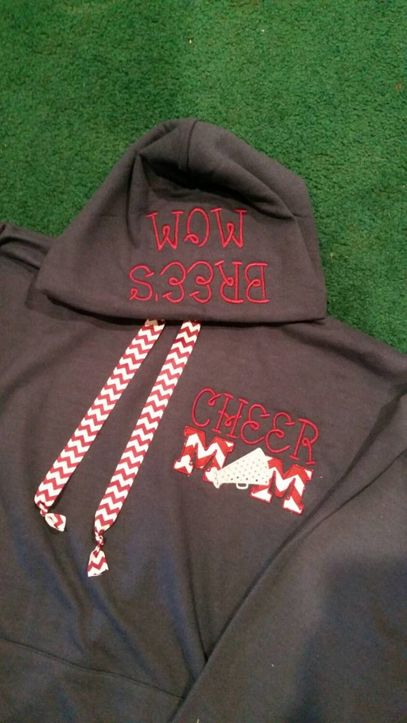 Cheer mom hooded sweatshirt