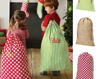 Personalized Santa Sacks