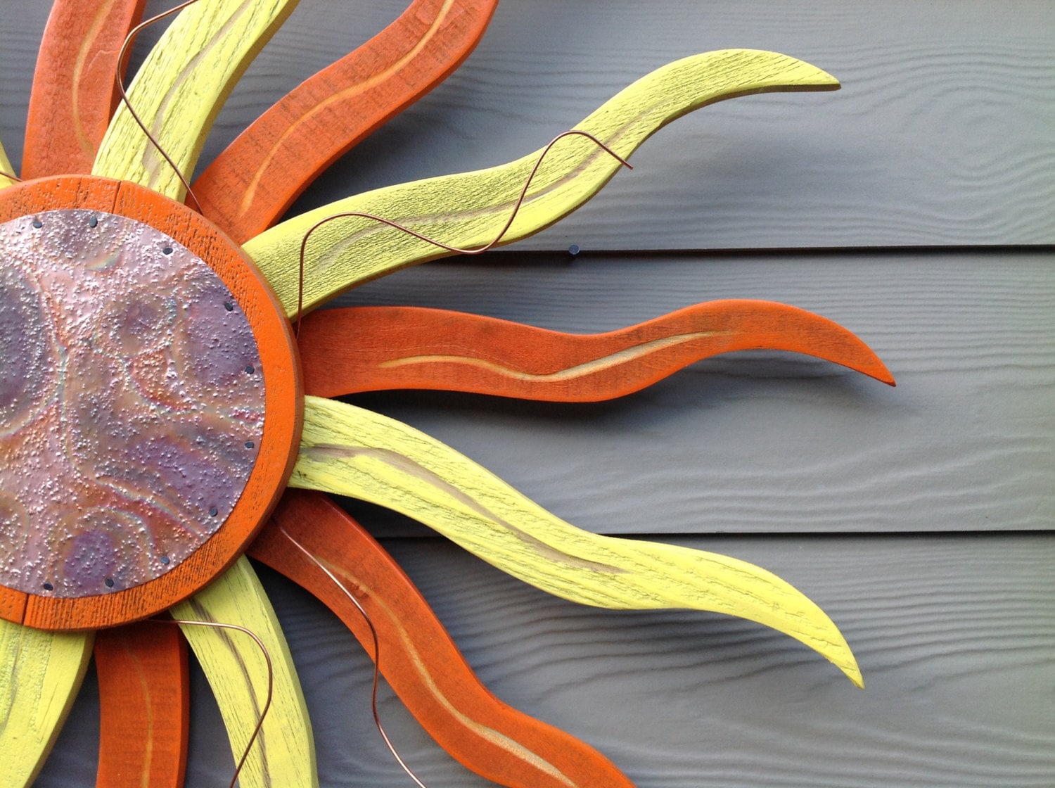 Rustic Wood Sun Rustic Home Decor Sun Sunburst by stonewoodrustics