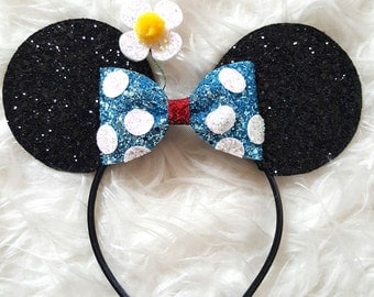 Classic Minnie Mouse Ears Headband || Minnie Mouse Birthday || Minnie Mouse Headband || Minnie Ears