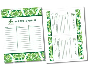 INSTANT DOWNLOAD Arbonne Party Items Sign In Lets Chat Sheets Reusable INSTANT DOWNLOAD Arbonne Party Items Sign In Lets Chat Sheets Reusable