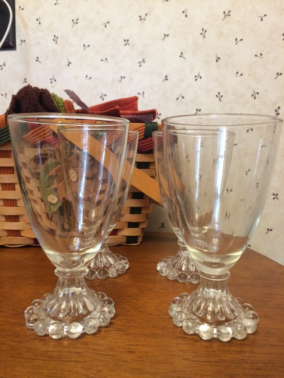 Vintage Imperial Candlewick Boopie set of 4 pc