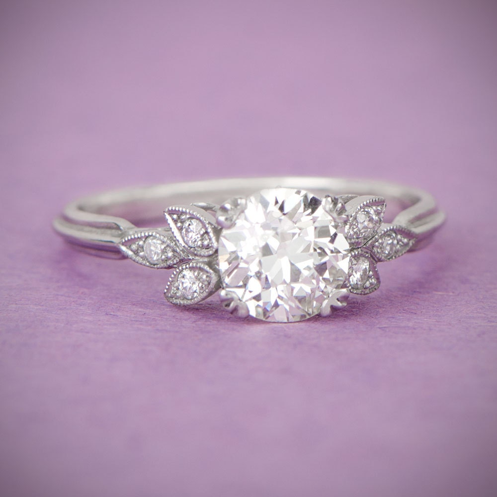 deco style engagement ring 1 17ct deco style platinum engagement ring deco style engagement ring 1 17ct deco style platinum engagement ring