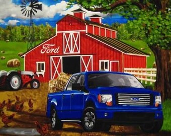 Ford truck fabric | Etsy