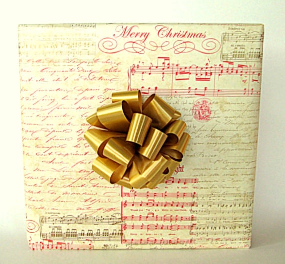 Christmas Music Wrapping Paper 