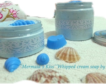 Mermaids Kiss Whipped Creamy Soap in a jar by Eleni