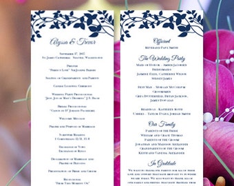 make your own wedding program