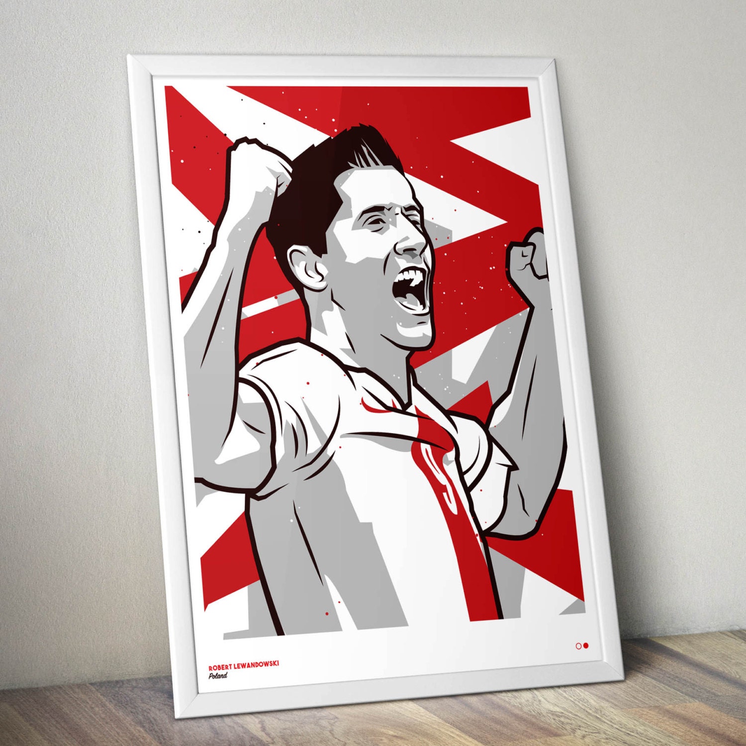 Robert Lewandowski Poland Poster