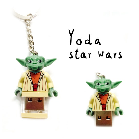 lego star wars yoda keychain