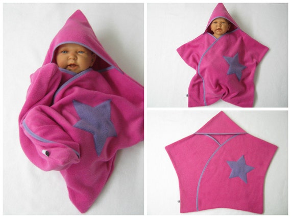star fleece baby wrap sleeping bag sleepsack swaddle footmuff