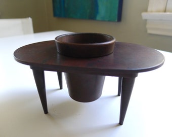 Art Deco, Small Bakelite Planter and Stand