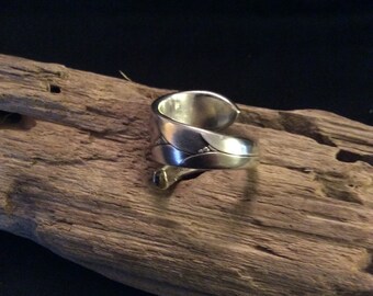Beautiful silver spoon ring