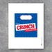 Crunch Candy Bar Wrapper Printable Instant Download Sports