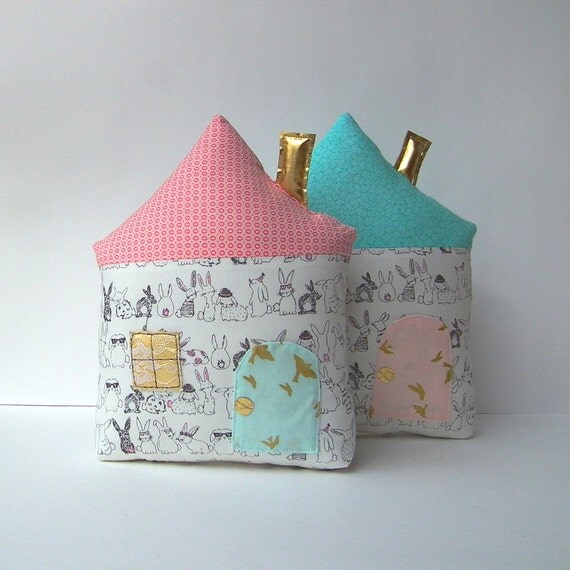 Tooth fairy pillow nursery decor pillow pink roof Fairy