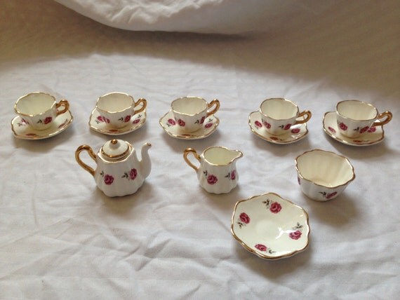 miniature bone china tea sets