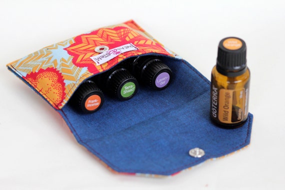 Essential Oil Bag for 3 bottles (15ml) Orange Sea Star