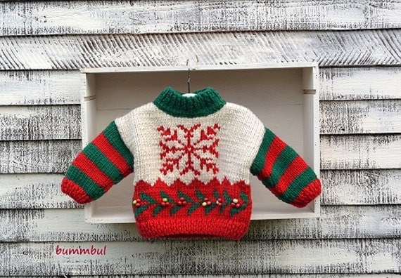 Knitting pattern Knitting pattern Baby Knit Christmas