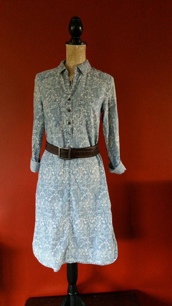 Shirt Dress Grandpa Shirt Dress Button Front Dress Ladies