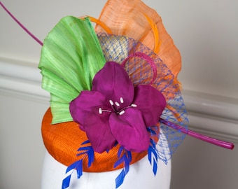 Collette Race Fascinator, Race Hat, Melbourne Cup Hats, Spring Racing Hats, Fascinator, Race Headwear