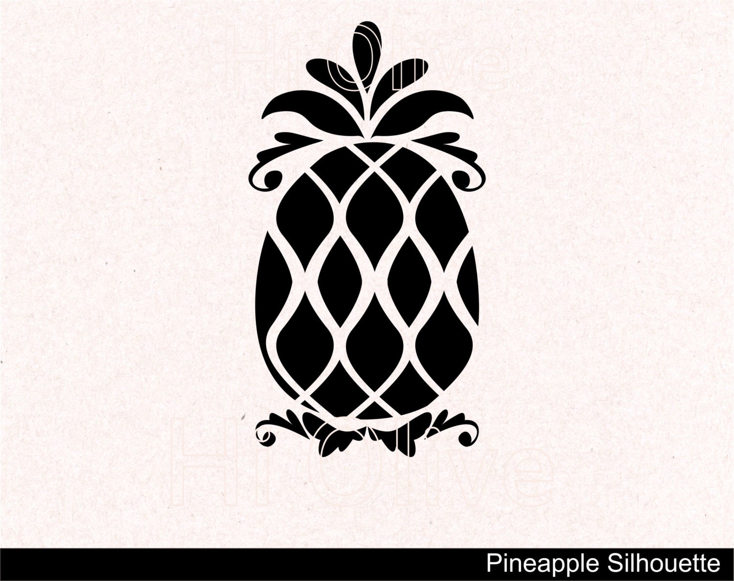 Download SVG pineapple clip art silhouette pineapple clip art black