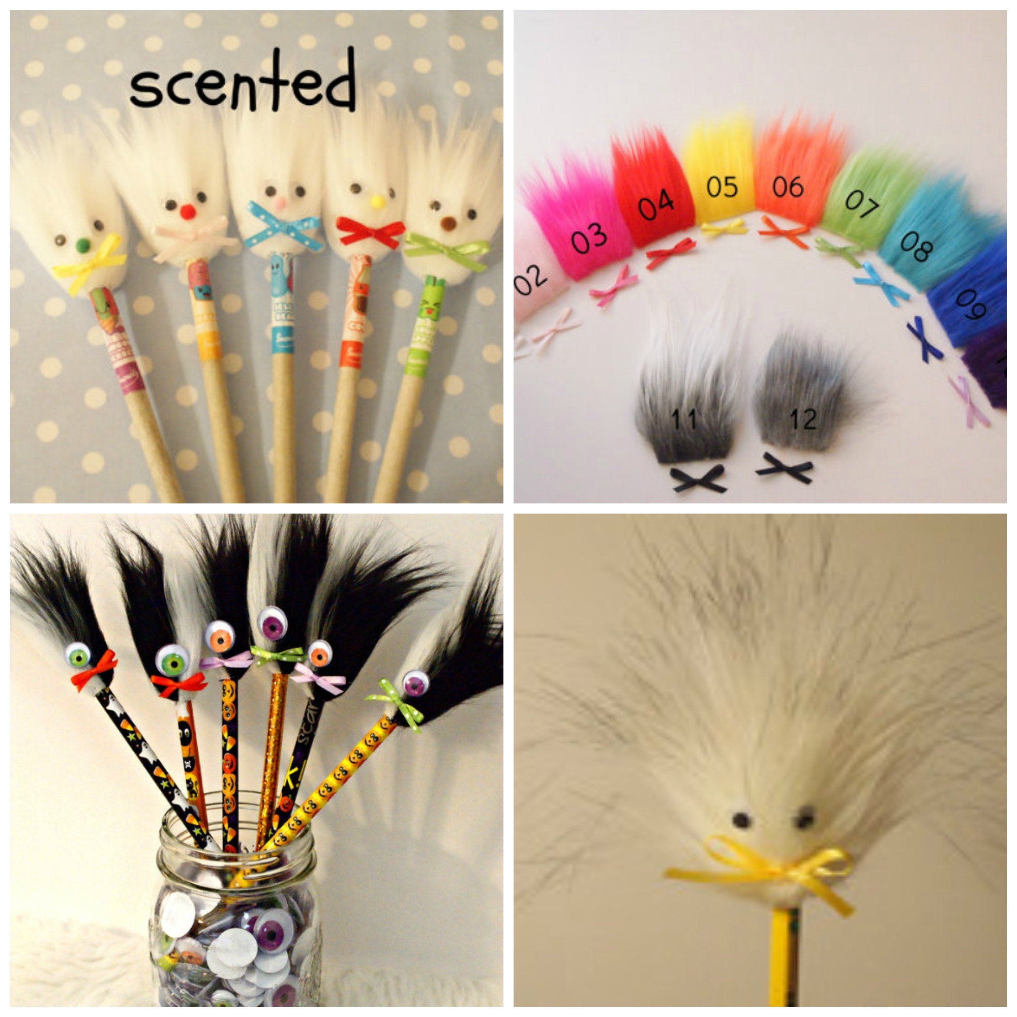 Pencils with an attitude by FunFurFunPencils on Etsy