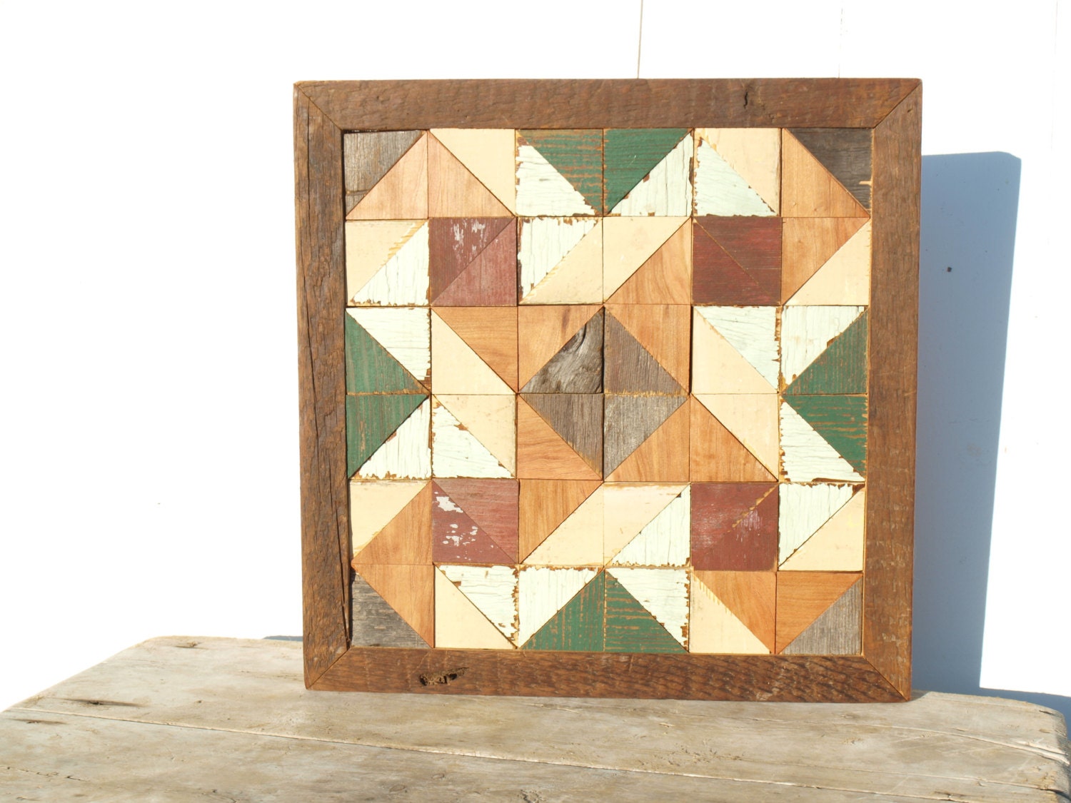 quilt wall hanging barn quilt salvaged wood wall decor