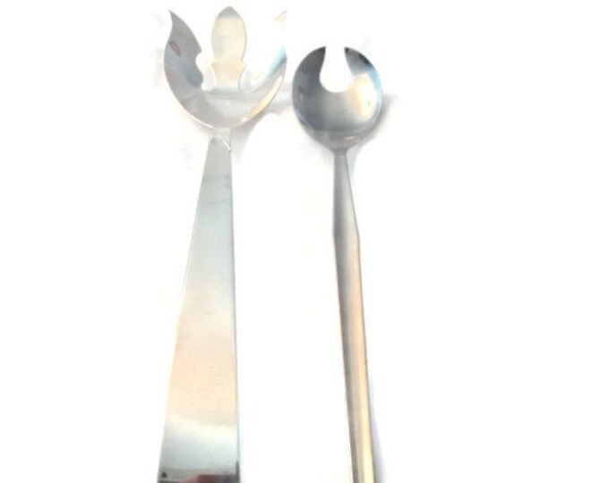 Mid-Century Vegetable Serving Set 2 Piece - Royal Hickman Silver Plate by Three Crowns Silversmiths
