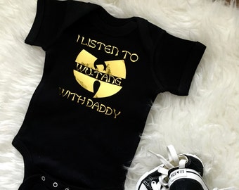 wu tang clan baby onesie