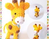 Amigurumi Giraffe Crochet Giraffe Stuffed Animal Stuffed Toy Giraffe Kids Toy Gift Ideas Kawaii Giraffe Plush Valentine's Day Gift