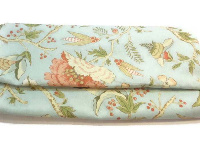Chinoiserie Floral Thibaut Fabric Tea House Collection Cotton