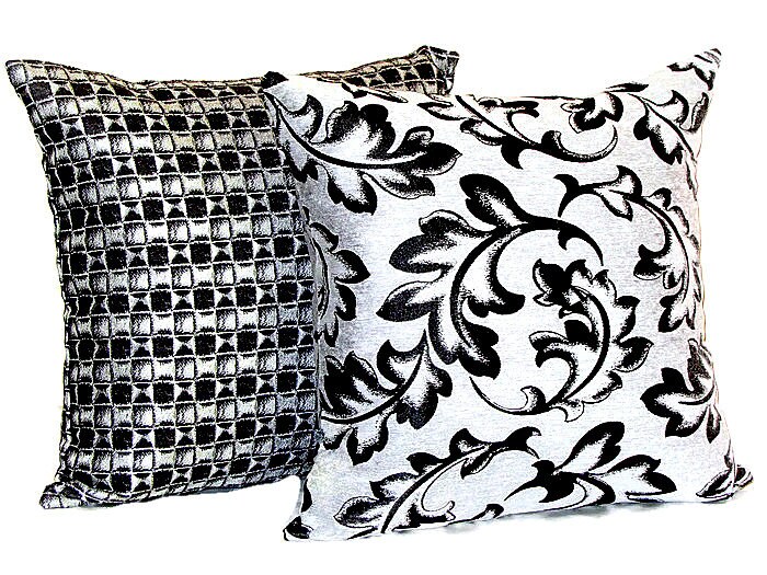 Matching throw pillows 18x18 pillow cover Leaf geometric