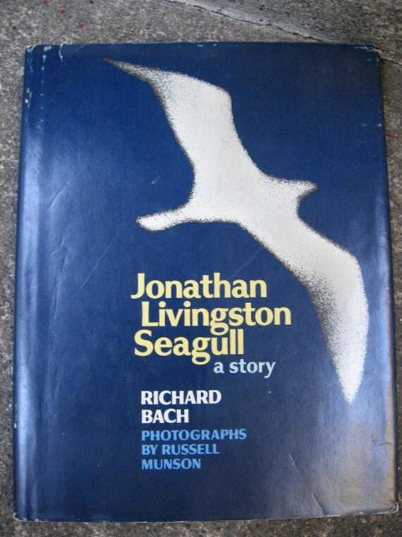 1970's Jonathan Livingston Seagull Book Robert Bach by LookAnew