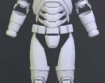 Clone trooper armor pepakura files ironman