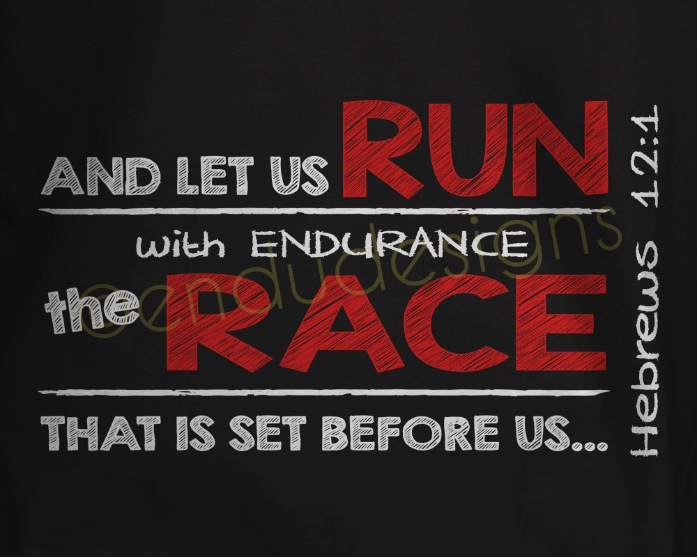 run the race with endurance