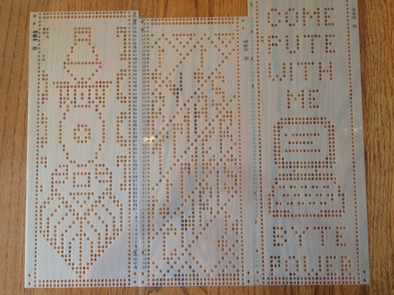 Knittery Pre-Punched Cards for Standard by SuziesYarnEmporium