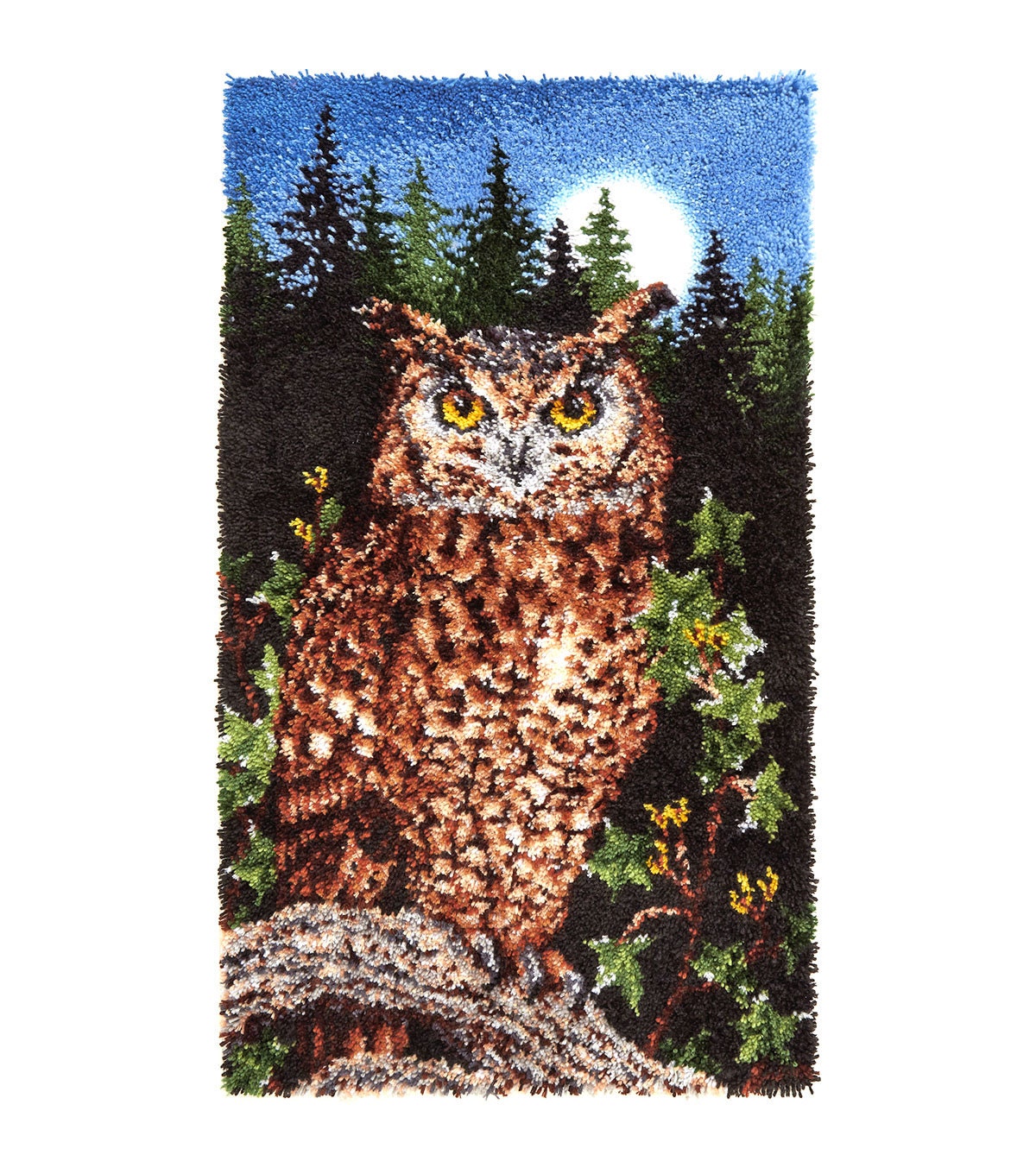 Majestic Owl Latch Hook Rug Kit by GGselections on Etsy
