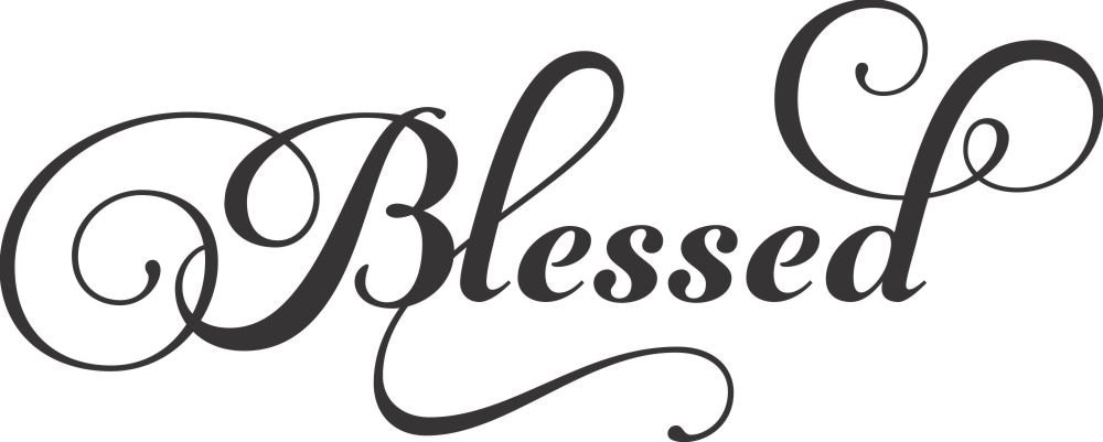 Blessed Decal Family Wall Decal Picture Wall Decal Blessed