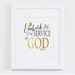 LDS Quote LDS Art Embark in the Service of God Printable