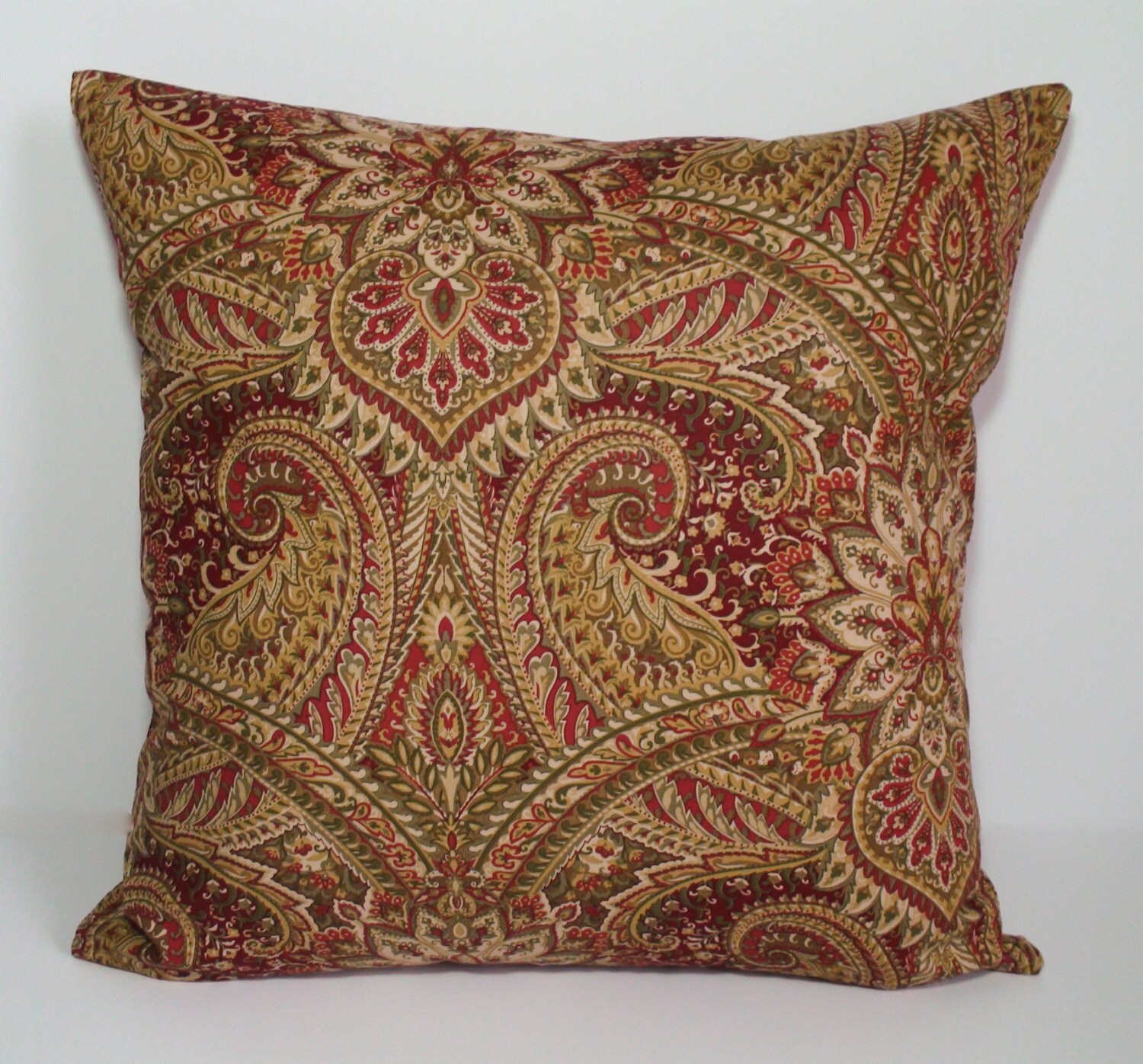 Red pillow covers Holiday pillow Throw pillows Decorative