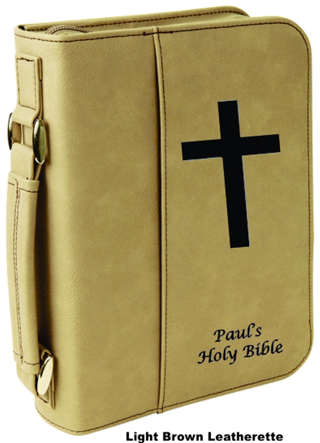 Personalized Bible Book Cover. Customized Book Cover. Zippered