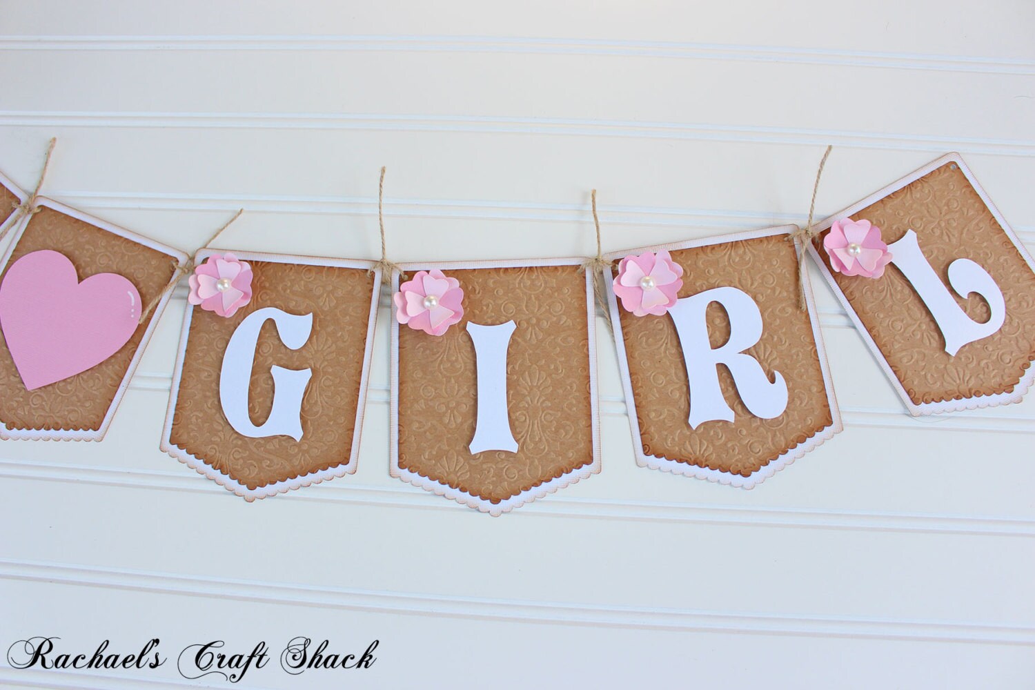 Sweet Baby Girl Baby Shower Banner by RachaelsCraftShack on Etsy