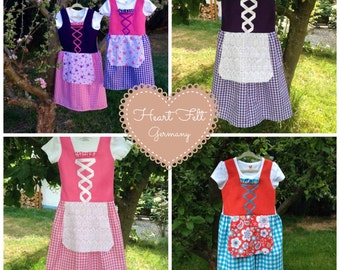 Toddler Dirndl 2/3T, 4/5T, 6-6x