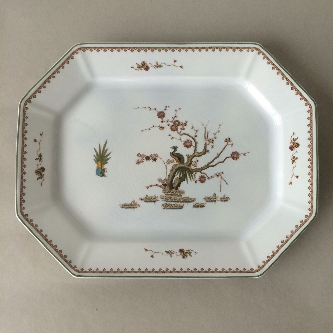 Vintage Wedgwood China Platter Old Chelsea