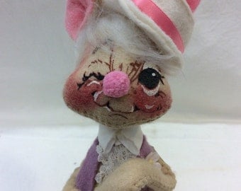 Vintage Annalee Easter Rabbit Bunny Mobilitee Dolls 1965